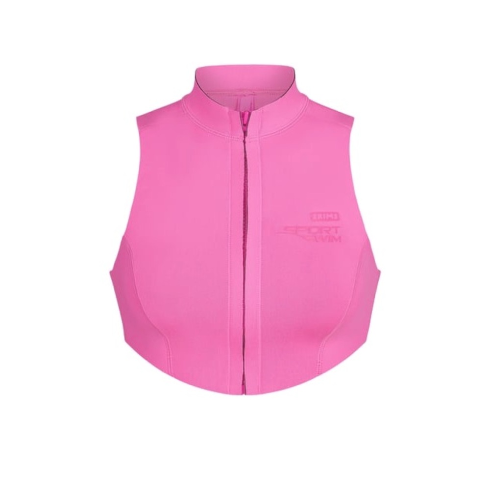 Sport Swim Mock Neck Top - Pink/Taffy BNWT